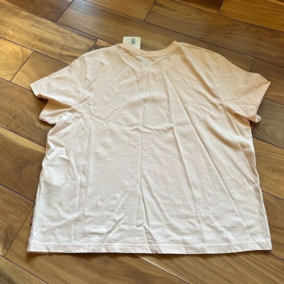NWT. LEVIS PEACH CROPPED T, SZ large - Picture 5 of 6